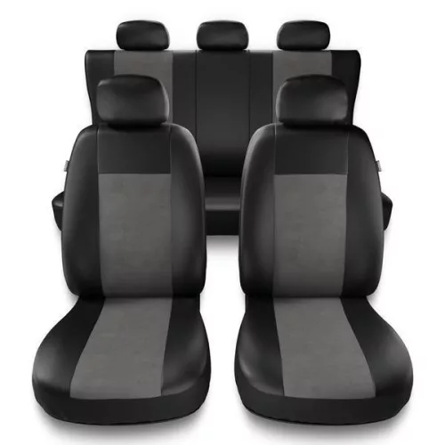 HONDA ACCORD Auto-dekor universaler Autositzbezug SUPERIOR set Kombination aus Kunstleder und Kunstvelours