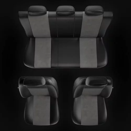 HONDA ACCORD Auto-dekor universaler Autositzbezug SUPERIOR set Kombination aus Kunstleder und Kunstvelours