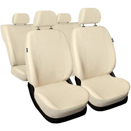 SEAT ALTEA Auto-dekor univerzális üléshuzat COMFORT PLUS eco bőr bézs színben