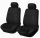 AD9521-2BK 2DB-os Universell Sitzbezug 1+1 - airbaggeeignet - schwarz-schwarz