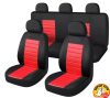 Audi  A1 01228 9 részes 2HELYEN osztható - Légzsákos univerzális üléshuzat szett - piros-fekete 203-6BR-AZ