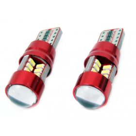 LED CANBUS 27SMD T10e (W5W) White 12V/24V 01446