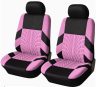 AD9521-2FP 2DB-os Universell Sitzbezug 1+1 - airbaggeeignet - Pink-schwarz