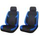 AD9549-2FBL 2DB-os Universell Sitzbezug 1+1 - airbaggeeignet - blau-schwarz
