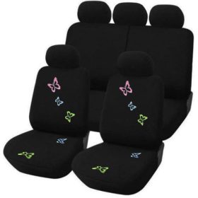   Audi  A1 9 részes Pillangós autós üléshuzat szett - Légzsákos - Fekete