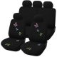 Audi  A1 9 részes Pillangós autós üléshuzat szett - Légzsákos - Fekete