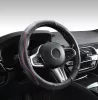 DW-5056RO Lenkradbezug aus Echtleder mit Belüftungslöchern und ROSE-Einlegearbeit