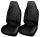 2 Stück PKW und LKW Sitzbezug / schwarz Muster 8060TT