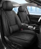 Opel Combo 13 részes Prémium Magas minőségű Műbőr üléshuzat szett nyakpárnákkal - Légzsákos - Osztható - Fekete színben