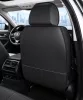 Opel Combo 13 részes Prémium Magas minőségű Műbőr üléshuzat szett nyakpárnákkal - Légzsákos - Osztható - Fekete színben