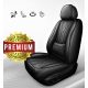 Chevrolet Avalance 11 részes Prémium minőségű Műbőr üléshuzat szett - Légzsákos - Osztható - Fekete színben
