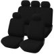 CHEVROLET LACETTI 11teilig Universell schwarz pamut Sitzbezug Set airbaggeeignet + an 2 Stellen teilbar UL-LA2018 PLUS