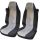 2db-os PKW und LKW Sitzbezug / schwarz-weiß mintás,biztonsági öv kialakítással!  8060TTOV