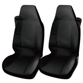   2db-os PKW und LKW Sitzbezug / schwarz mintás, biztonsági öv kialakítással!  8060TTOV