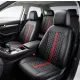Chery Alia Hexagon 9 részes univerzális műbőr üléshuzat szett – fekete/piros, légzsákos, 2 helyen osztható