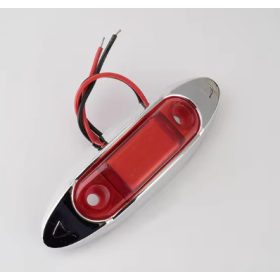   25125 4-LED-Seitenmarkierungsleuchte, Positionsanzeige - rot - 12-24 V