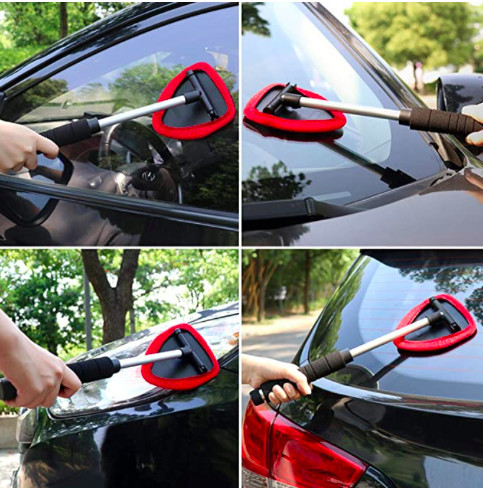 Mikrofaser-Fensterreiniger – teleskopisch – bis zu 47,5 cm A16704-1