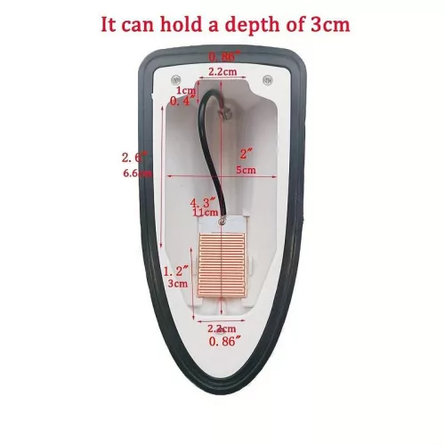 Shark-Funkantenne, grau, TA-W13019-3G
