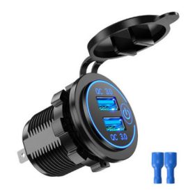   13214 Eingebaute, wasserdichte USB-Ladebuchse Quick Charge 3.0