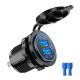13214 Eingebaute, wasserdichte USB-Ladebuchse Quick Charge 3.0