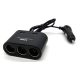 13245 Zigarettenanzünderverteiler 3-fach + 2 USB-Anschlüsse 12/24 V – max. 120 W