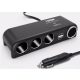 13283 Zigarettenanzünder-Verteiler 3-fach + 2 USB-Anschlüsse + Zigarettenanzünderbuchse 12/24 V - max. 120 W
