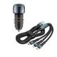 Kfz-Ladegerät + 3-in-1-Schnellladekabel – 48 W – Quick Charge 3.0 – 12–24 V LED 07AC+ SET
