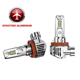   AL-H11 LED-Autoscheinwerfer – 12 V – 40 W – 4000 lm – CANBUS-Paar, Plug & Play, IP68, Referenz: Pilot 57700 12V Halo LED Cyber-Serie