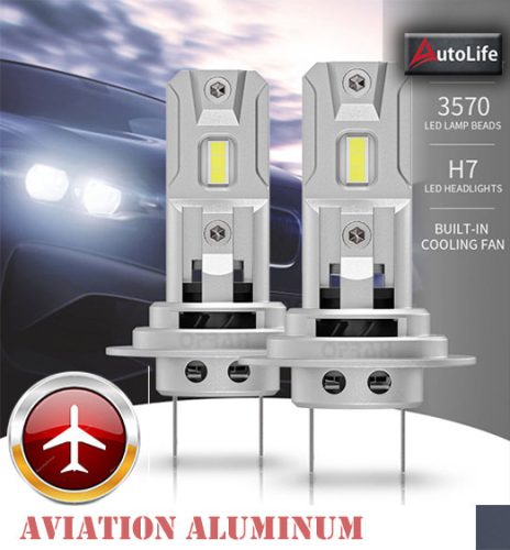 AL-H4 LED-Autoscheinwerfer – 12 V – 40 W – 4000 lm – CANBUS-Paar, Plug & Play, IP68, Art.-Nr.: Pilot 57700 12V Halo LED Cyber-Serie