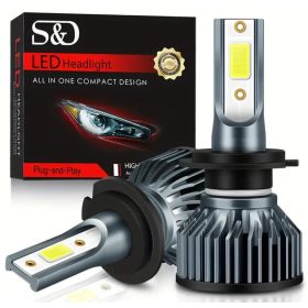 SMD-W15932-1 H7 V6 / C6 MINI LED-Scheinwerfer-Set 24W - 12V