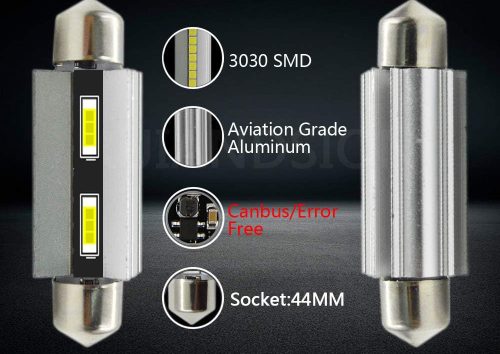 SMD-XM0019-2 39MM-2SMD Sofita LED Canbus 12V 2xCREE