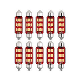   SMD-ROOF-10SMD-39 – 10 Stück 39 mm Sofita LED 12 V Kühlkörper CANBUS