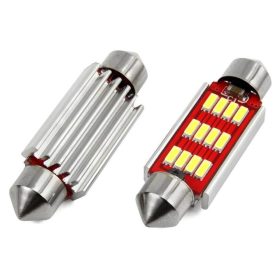  SMD-ROOF-10SMD-39 -2 2 Stück 39 mm Sofita LED 12 V Kühlrippen CANBUS