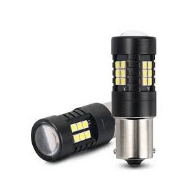 SMD- 1157-3030-21SMD 2db-os 21/5W  - fehér - 12-80V CANBUS