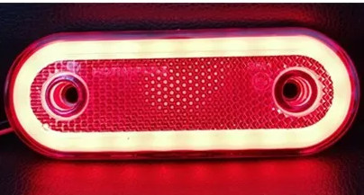 25217 20-LED-Breitenanzeiger – rot – E-geprüft – 12–24 V