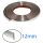 Dekorative Chrom-Zierleiste, 15 m lang, 12 mm breit, KCS-A-12