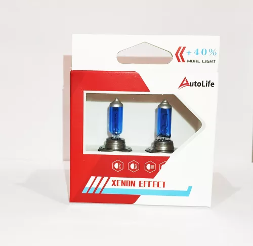 28058 +40 % höhere Helligkeit 2 Stück H7 Weißlampe - 100 W 12 V H7SB+