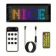 Matrix-Pixel-LED-Panel, Bluetooth-Steuerung, programmierbar per App, 16 x 32 LEDs, 7 x 17 cm, wasserdicht