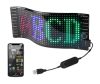 Matrix-Pixel-LED-Panel, Bluetooth-Steuerung, programmierbar per App, 16 x 32 LEDs, 7 x 17 cm, wasserdicht