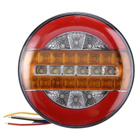   Runde LED-Rückleuchte – 3 Funktionen – 24 V – 140 mm W15655-2