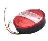 31041 Runde LED-Rückleuchte – 3 Funktionen – 12–24 V – 140 mm