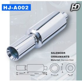 Auspuffschalldämpfer Edelstahl KP-HJA002