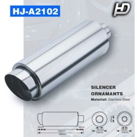 Auspuffschalldämpfer Edelstahl KP-HJA2102