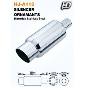 Auspuffschalldämpfer Edelstahl KP-HJA115