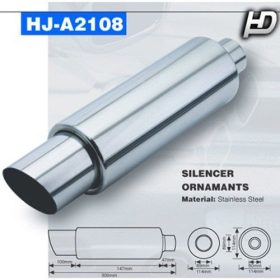 Auspuffschalldämpfer Edelstahl KP-HJA2108