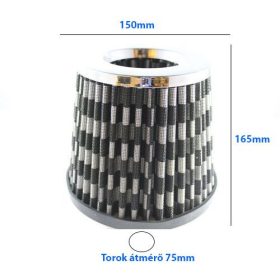 LG-MT2501C Direktfilter / Sport-Luftfilter mit Kohlemuster