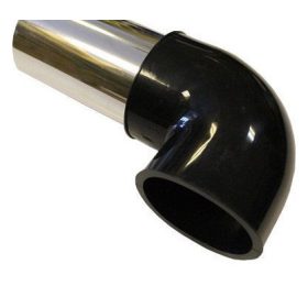 Aluminium-Winkelstück schwarz 76 mm LG-JL-6031