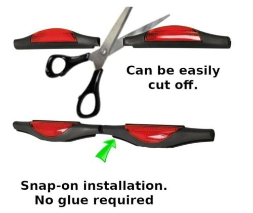 Türkantenschutz gelb prismatisch