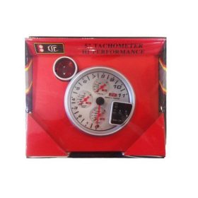   Zusätzliches Instrument – Drehzahlmesser mit Ganganzeige und weiteren Instrumenten LED-7785BL