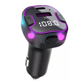   C49 Bluetooth-Freisprecheinrichtung 5.3+EDR RGB - FM/Sender - 12/24 V